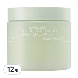 셀리맥스 어성초 바하 지우개 필링 패드, 60매입, 125ml, 12개