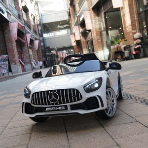 대호토이즈 벤츠 NEW GTR AMG 유아전동차, 화이트, 1개
