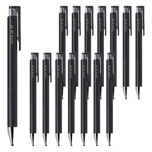 파이롯트 쥬스업 젤잉크 중성 노크펜 0.3mm, 블랙, 15개