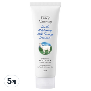 레이비 산양유 밀크테라피 헤어트리트먼트, 220ml, 5개