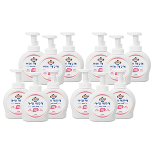 아이깨끗해 항균 폼 핸드워시 레몬향, 490ml, 12개