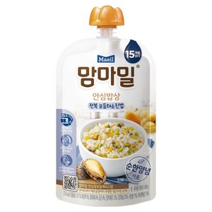 맘마밀 안심밥상 레토르트 이유식, 전복 모듬채소진밥, 140g, 1개