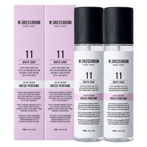 더블유드레스룸 드레스퍼퓸, 11 화이트솝, 160ml, 2개