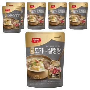 양반 수라 도가니설렁탕, 460g, 6개