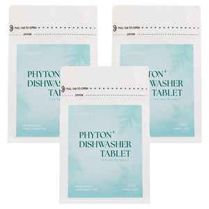 아이너바움 피톤플러스 올인원 식기세척기 젖병세척기 세제 타블렛형, 200g, 3개