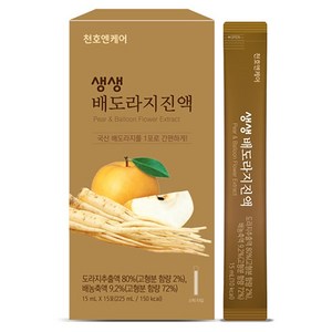 천호엔케어 약도라지 생 도라지와 배 생생 배도라지진액, 15ml, 15개