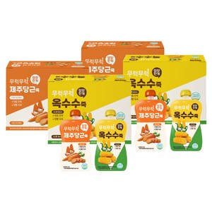 이유케어스 유아용 무럭무럭 죽 2종 세트, 700g, 2세트