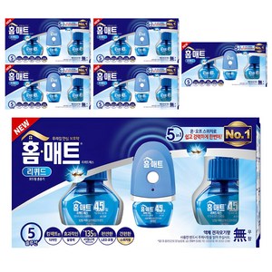 홈매트 리퀴드 스위치형 + 리필 3p, 87ml, 6세트
