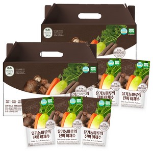 유기농마루 정품 진짜 야채수, 100ml, 60개