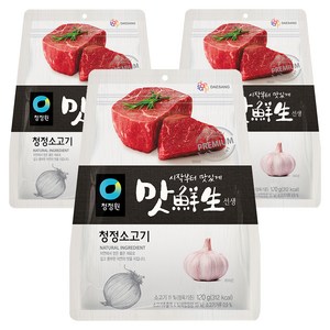 맛선생 청정 소고기, 120g, 3개