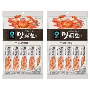 맛선생 해물 스틱형, 80g, 2개