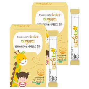 지엠팜 더징크디 유아아연, 30회분, 2개