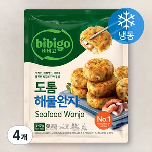 비비고 도톰 해물완자 (냉동), 340g, 4개