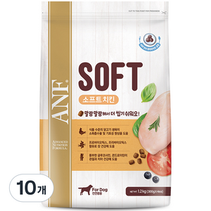 ANF 전연령용 독 소프트사료, 닭, 1.2kg, 10개