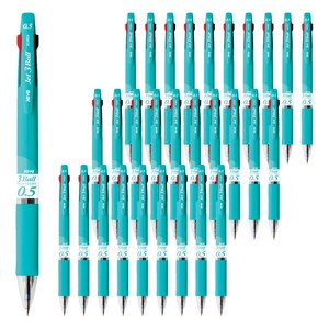 자바펜 제트3볼 볼펜 0.5mm, 민트, 48개
