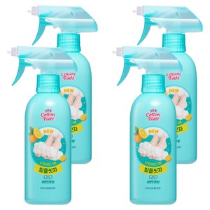 온더바디 코튼풋 발을씻자 풋샴푸 레몬민트향, 1개입, 4개, 385ml