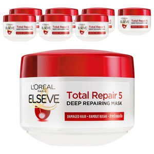로레알파리 토탈 리페어 5 리페어링 헤어마스크, 8개, 200ml