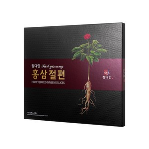 참다한 홍삼 절편, 1개, 120g