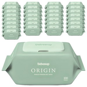 베베숲 오리진 유아물티슈 캡형, 50g, 100매, 60개