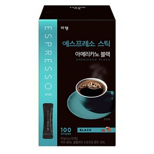 에스프레소스틱 아메리카노 블랙 원두커피믹스, 1g, 100개입, 1개