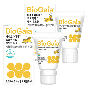 바이오가이아 프로텍티스 베이비 드롭 프로바이오틱스, 5ml, 2개