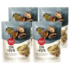 햇반 전복 내장죽, 420g, 4개