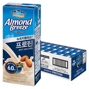 아몬드브리즈 뉴트리플러스 프로틴, 190ml, 24개
