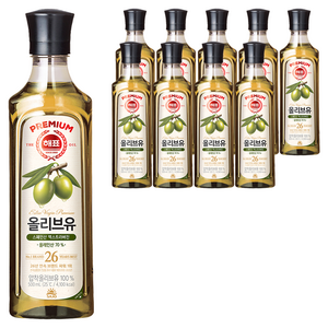 해표 압착 올리브유, 500ml, 10개