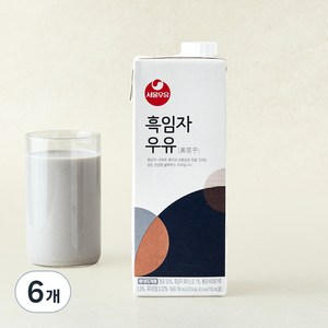 서울우유 흑임자 우유, 750ml, 6개