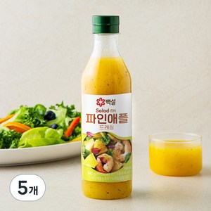 백설 파인애플 드레싱, 560g, 5개