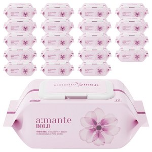 amante 유아용 볼드 물티슈 캡형, 75g, 72매, 20세트