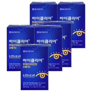 아이클리어 루테인 지아잔틴 오메가3, 60정, 6개