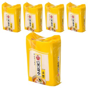 오뚜기옛날 국수 소면, 3kg, 5개
