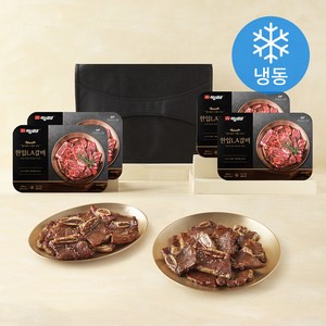이동갈비 소고기 한입 LA양념갈비 선물세트 (냉동), 500g, 4개