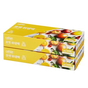 코멧 위생백, 중(M), 50개입, 2개