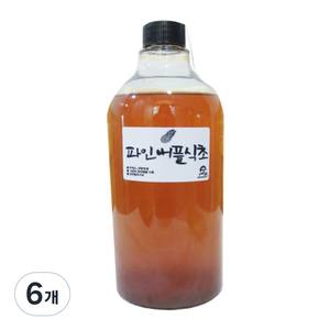 발효순이 파인애플식초 가당, 1L, 6개