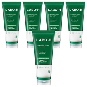 라보에이치 두피강화 클리닉 캡슐 헤어트리트먼트 2세대, 220ml, 5개