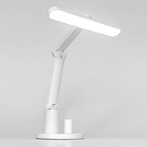 레토 시력보호 LED 책상 회전 블루라이트 차단 스탠드 LLU-R20, 화이트