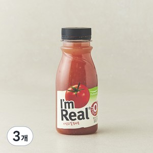아임리얼 토마토 주스, 190ml, 3개