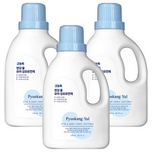 편강율 고농축 유아 섬유유연제 본품, 1.5L, 3개