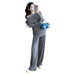 휴데이 임부 보트 베이직 상하의 세트
