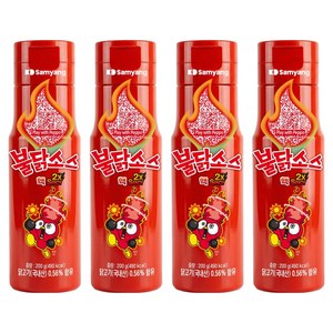 삼양 핵불닭소스, 4개, 200g