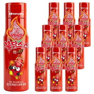 삼양 핵불닭소스, 10개, 200g