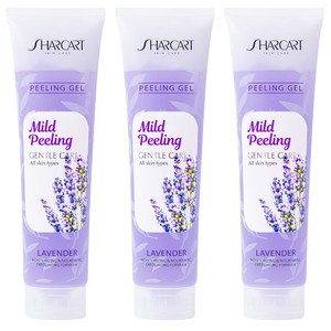 샤카트 페이스 바디 각질 제거 필링젤 라벤더향, 310ml, 3개