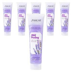 샤카트 페이스 바디 각질 제거 필링젤 라벤더향, 310ml, 6개