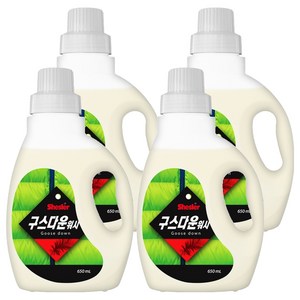 쉬슬러 구스다운워시 전용 액상세제 본품, 650ml, 4개