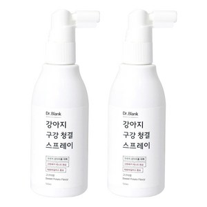닥터블랭크 강아지 구강 청결 스프레이 고구마향, 120ml, 2개