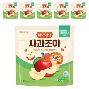 아이배냇 사과 조아 과일칩, 15g, 6개