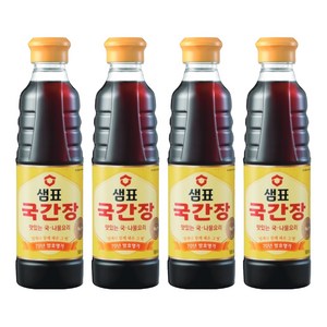 샘표 국간장, 500ml, 4개