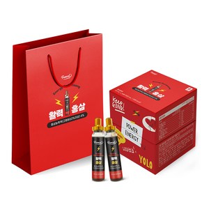 퍼니트 활력홍삼 부스터샷 건강음료 + 쇼핑백, 20ml, 16개